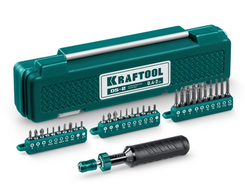 Динамометрическая отвертка 0.4-2 Нм KRAFTOOL 64034