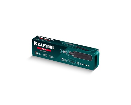 Динамометрическая отвертка 0.4-2 Нм KRAFTOOL 64034