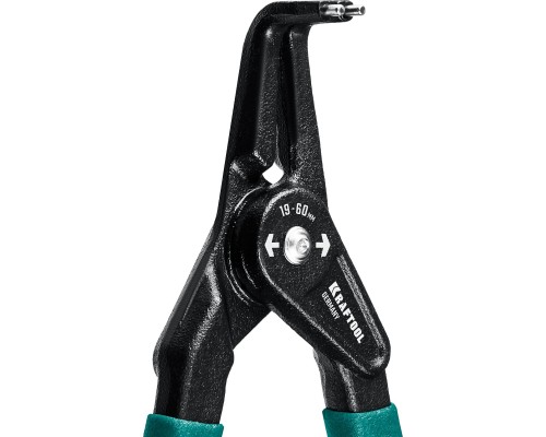 Съемник стопорных колец 180 мм, изогнутые губки, внешний KRAFTOOL 22812-4