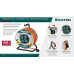 Силовой удлинитель на стальной катушке EXPERT ПВС 3х2.5 30м 4000Вт IP44 KRAFTOOL 55089-30