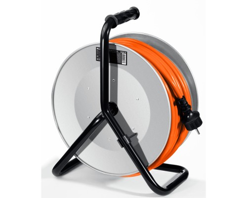 Силовой удлинитель на стальной катушке EXPERT ПВС 3х2.5 50м 4000Вт IP44 KRAFTOOL 55089-50