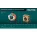 Силовой удлинитель на стальной катушке EXPERT ПВС 3х2.5 50м 4000Вт IP44 KRAFTOOL 55089-50