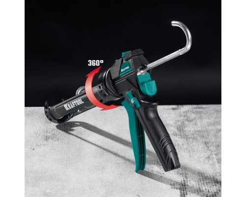 Усиленный cкелетный поворотный пистолет для герметика ULTRA 310 мл KRAFTOOL 06679