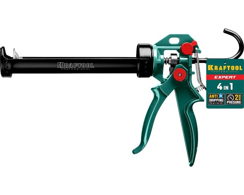 Усиленный пистолет для герметика 4-in-1 EXPERT 310 мл, cкелетный, поворотный KRAFTOOL 06675