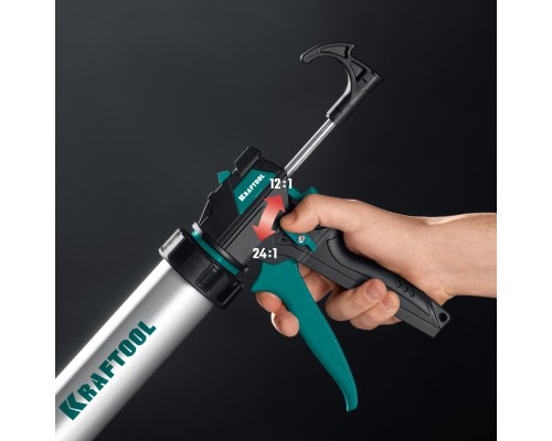 Универсальный закрытый пистолет для герметика ULTRA 310 мл  KRAFTOOL 06677-31