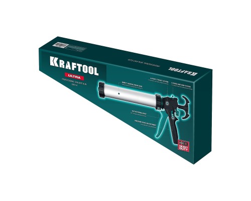 Универсальный закрытый пистолет для герметика ULTRA 600 мл  KRAFTOOL 06677-60