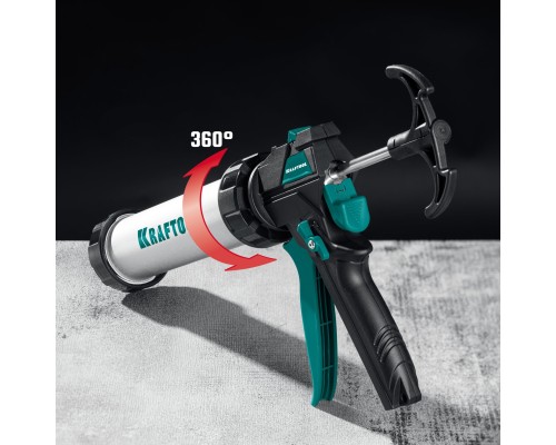 Универсальный закрытый пистолет для герметика ULTRA 600 мл  KRAFTOOL 06677-60