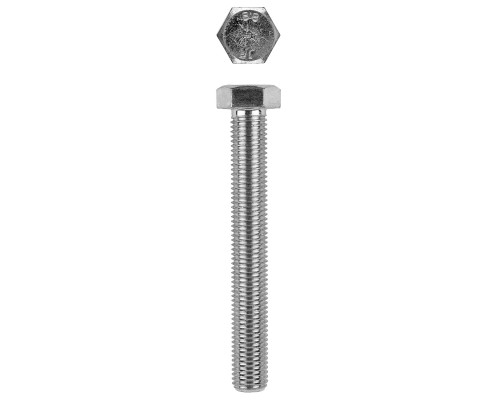 Болт DIN 933, кл. пр. 8.8, M20x60 мм, цинк, 10 шт. KRAFTOOL 303074-20-060