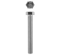 Болт DIN 933, кл. пр. 8.8, M12x35 мм, цинк, 100 шт. KRAFTOOL 303074-12-035