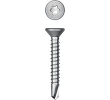 Саморез нержавеющий DS-C, 32x4.2 мм, А2, сверло, потайная головка, ТХ20, 350 шт. KRAFTOOL 300932-42-032