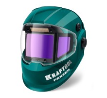 Маска сварщика PANZER xамелеон, с панорамным трехсторонним светофильтром, затемнение 3/4-8/9-14 KRAFTOOL 11061