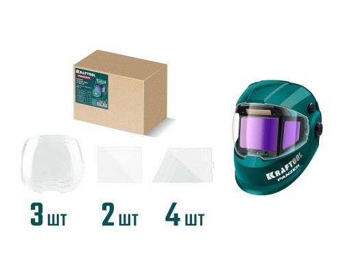 Набор защитных стёкол для маски сварщика PANZER мод. 11061 KRAFTOOL 11061-SG