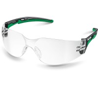 Панорамные защитные очки PULSAR, открытого типа, прозрачные, стекло увеличенного размера устойчивое к запотеванию KRAFTOOL 110460