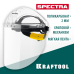 Защитный лицевой щиток SPECTRA, удлиненный экран 220x385 мм, поликарбонат 2 мм,xраповик KRAFTOOL 110811