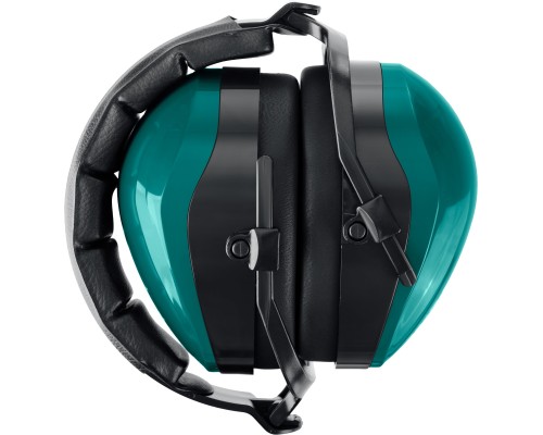Защитные наушники со складным мягким оголовьем PROFI защита до 109 дБ, шарнирное крепление чашек KRAFTOOL 11362