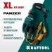 Увеличенные противоударные накладки PANZER р.XL (10), профессиональные комбинированные перчатки, виброзащита KRAFTOOL 11298-XL