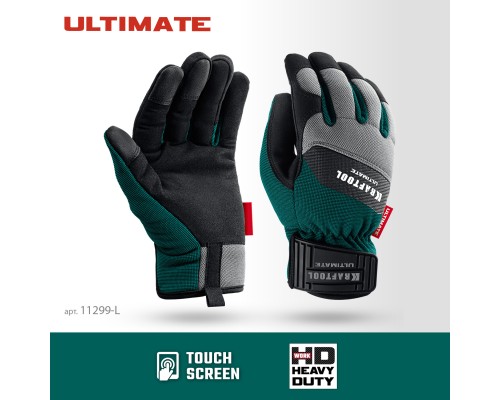 Профессиональные комбинированные перчатки ULTIMATE р.L (9) KRAFTOOL 11299-L