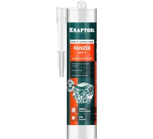 Термостойкий силиконовый герметик PANZER, 300 мл, черный KRAFTOOL 41259-4