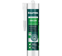 Монтажный клей для молдингов DECOR 310 мл белый KRAFTOOL 41349_z01