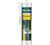 Суперсильный монтажный клей STRONG, 310 мл, белый KRAFTOOL 41343_z01