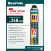 Монтажная пена FIRE STOP B1, 750 мл, пистолетная, огнестойкая, не залипающий клапан, 240°С, SVS, выход до 45 л KRAFTOOL 41186_z01