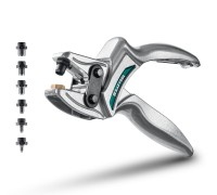 Мощный дырокол для кожи LPP-6 с набором насадок 1-6 мм KRAFTOOL 22952