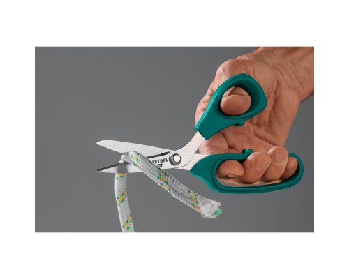 Технические ножницы по кевлару и стекловолокну KEVLAR, 205 мм KRAFTOOL 23207