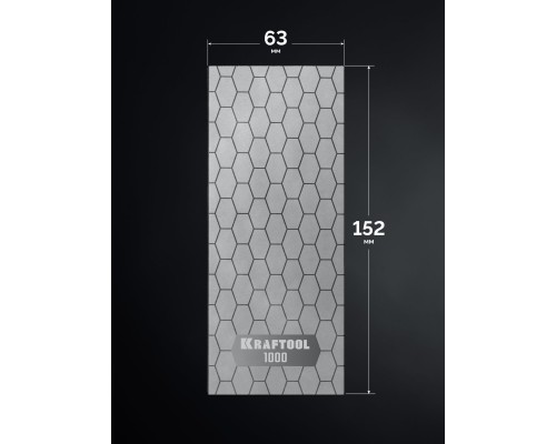 Пластина алмазная заточная DIAMOND 63x152 мм, Р1000 KRAFTOOL 35710-1000
