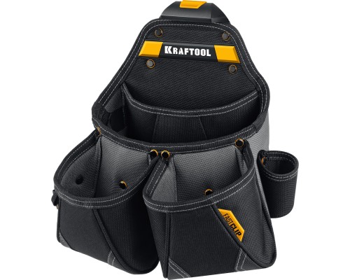 Пояс монтажника KBS-4 в комплекте: пояс монтажника и 3 сумки KRAFTOOL 38760-4