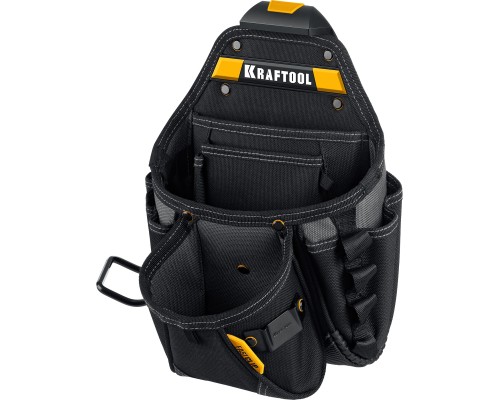 Пояс монтажника KBS-5 в комплекте: пояс монтажника, подтяжки и 3 сумки KRAFTOOL 38760-5