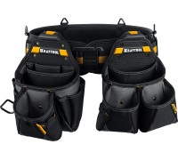 Пояс монтажника KBS-3L в комплекте: пояс монтажника и 2 большие сумки KRAFTOOL 38761