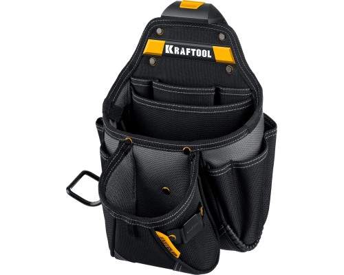 Пояс монтажника KBS-3L в комплекте: пояс монтажника и 2 большие сумки KRAFTOOL 38761