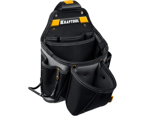 Пояс монтажника KBS-3 в комплекте: пояс монтажника, большая сумка, малая сумка KRAFTOOL 38762