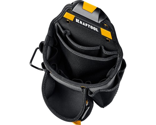 Пояс монтажника KBS-3 в комплекте: пояс монтажника, большая сумка, малая сумка KRAFTOOL 38762