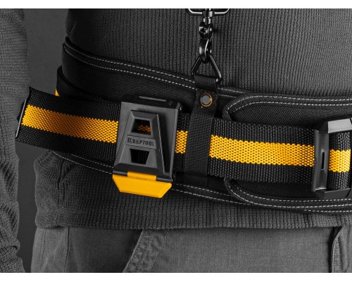 Пояс монтажника KBS-3 в комплекте: пояс монтажника, большая сумка, малая сумка KRAFTOOL 38762