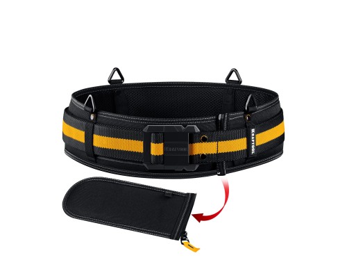 Пояс монтажника KB-2 для сумок с быстросъемным креплением FastClip, 80-122 см, широкий кушак KRAFTOOL 38763