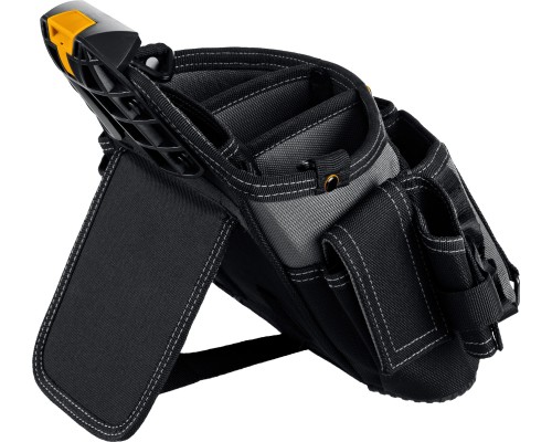 Поясная сумка KPB-23 с быстросъемным креплением FastClip, плечевой ремень, 23 кармана и петли, 290x310 мм KRAFTOOL 38766