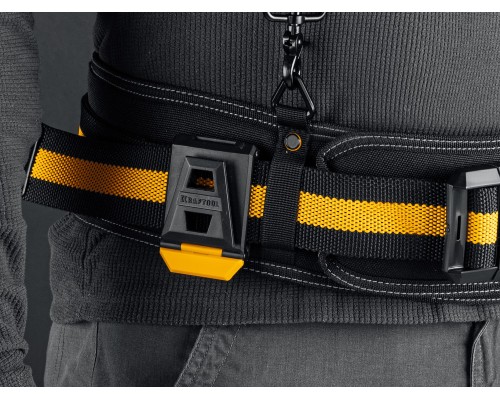 Поясная сумка KPB-23 с быстросъемным креплением FastClip, плечевой ремень, 23 кармана и петли, 290x310 мм KRAFTOOL 38766