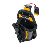 Кобура для компактного шуруповерта KH-5C с быстросъемным креплением FastClip, 5 карманов и петель KRAFTOOL 38770