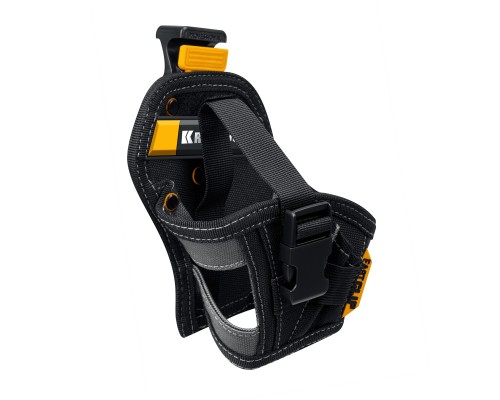 Кобура для компактного шуруповерта KH-5C с быстросъемным креплением FastClip, 5 карманов и петель KRAFTOOL 38770