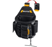 Поясная сумка KP-13E с быстросъемным креплением FastClip, 13 карманов и петель, 280x200 мм KRAFTOOL 38772