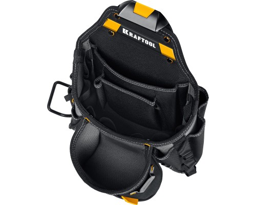Поясная сумка KP-27 с быстросъемным креплением FastClip, 27 карманов и петли, 350x260 мм KRAFTOOL 38773