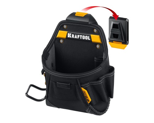 Поясная сумка KP-6 с быстросъемным креплением FastClip, 6 карманов и петель, 240x250 мм KRAFTOOL 38775