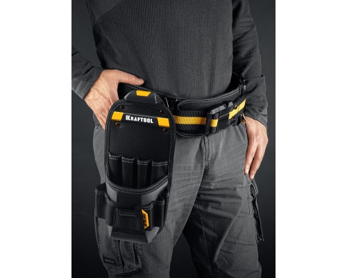 Поясная сумка KP-11 с быстросъемным креплением FastClip, 11 карманов и петель, 170x360 мм KRAFTOOL 38777