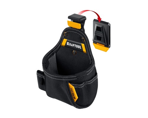 Поясная сумка KP-5 с быстросъемным креплением FastClip, 5 карманов и петель, 150x190 мм KRAFTOOL 38778