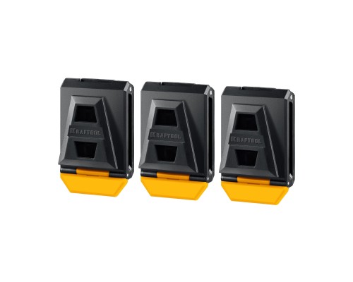 Клипсы KC-3 для системы быстрого крепления FastClip, пластиковые, 3 шт. KRAFTOOL 38779