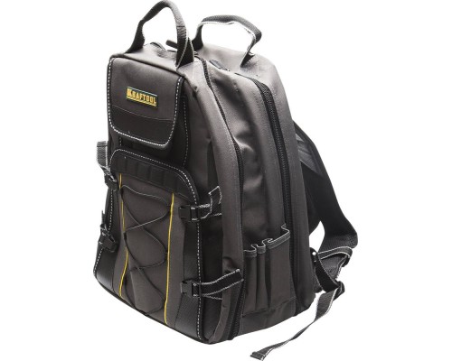 Рюкзак для инструментов с 49 карманами и 2 внутренними отделениями 430x360x230 мм KRAFTOOL 38745