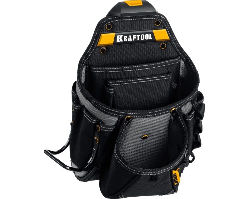 Поясная сумка KP-27 с быстросъемным креплением FastClip, 27 карманов и петли, 350x260 мм KRAFTOOL 38773