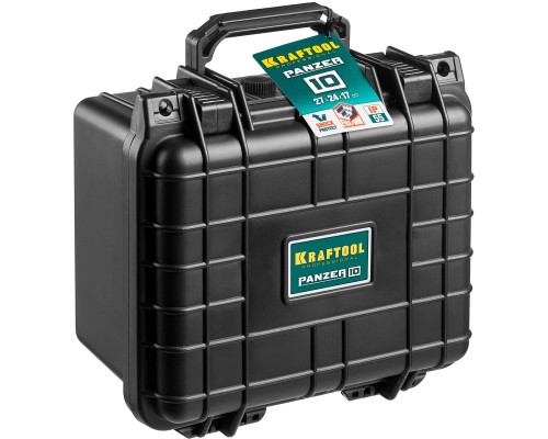 Ударопрочный пластиковый ящик PANZER-10, 270x240x170 мм (10"), IP55 KRAFTOOL 38251-10
