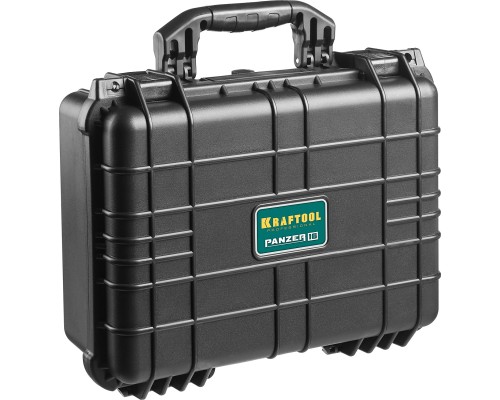 Ударопрочный пластиковый ящик PANZER-16, 400x330x170 мм (16"), IP55 KRAFTOOL 38251-16